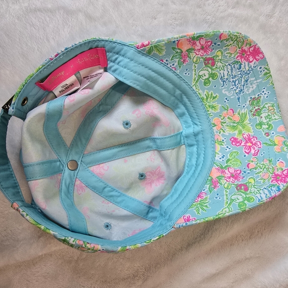 Disney X Lilly Pulitzer Mickey Minnie Ball Cap Hat Adjustable - Picture 6 of 9